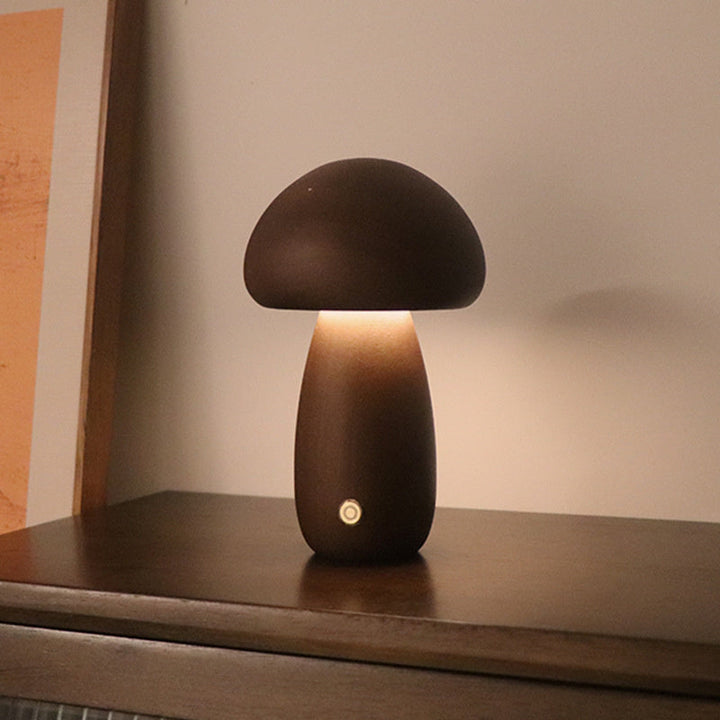 MushLights™ | Dimmbare Pilzlampe aus Holz