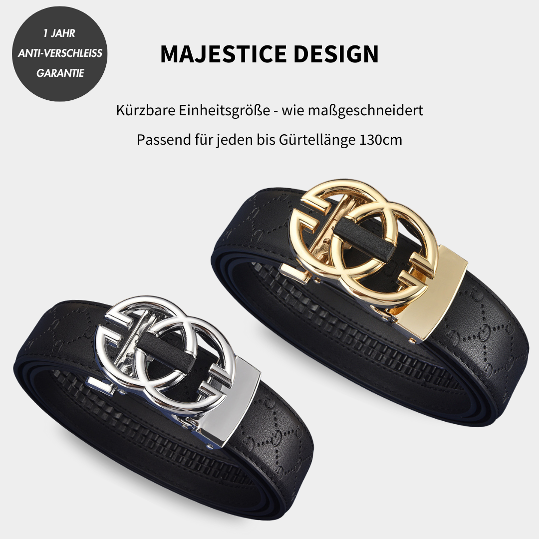 Majestice Belt™ | Easy-Click Automatik Ledergürtel | 1+1 Gratis!