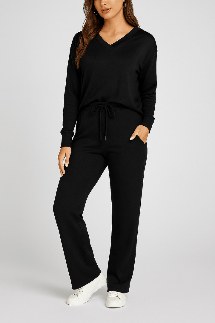 Norella | Zweiteiliges Lounge-Set mit Kragen - 50% RABATT