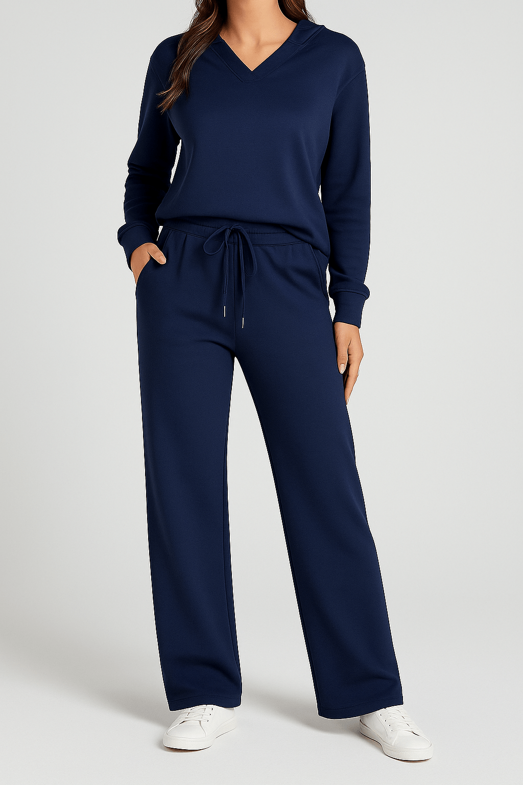 Norella | Zweiteiliges Lounge-Set mit Kragen - 50% RABATT