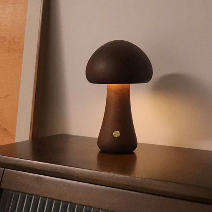 MushLights™ | Dimmbare Pilzlampe aus Holz