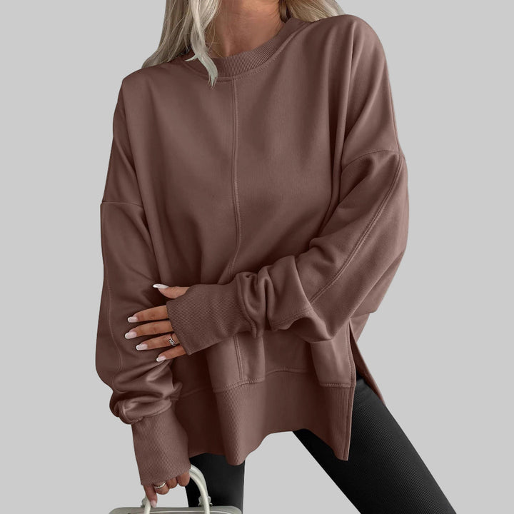 Malina – Bequemes Oversized Langarm-Sweatshirt