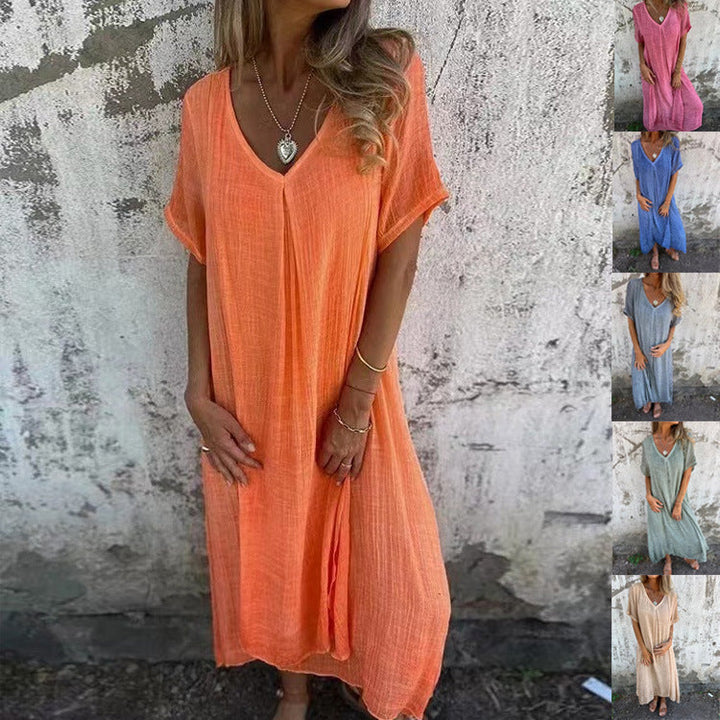 Norea™ – Luftiges Kleid mit V-Ausschnitt