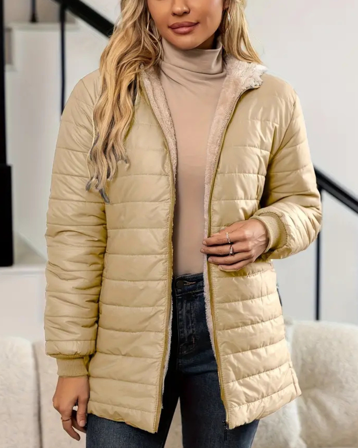 Anna | Gefütterte Komfort-Winterjacke