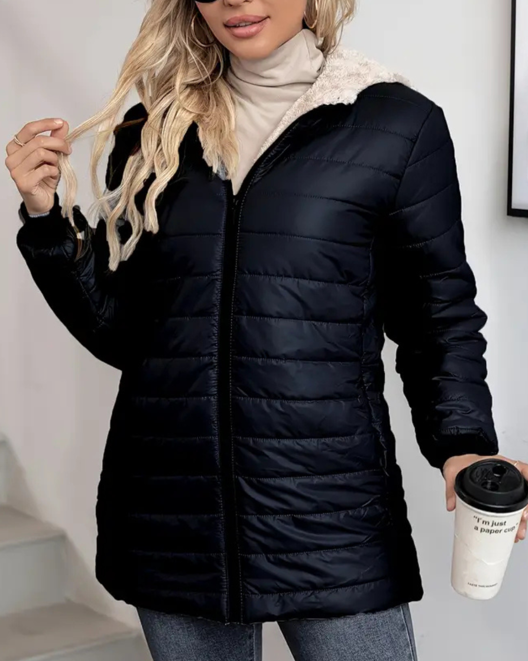 Anna | Gefütterte Komfort-Winterjacke