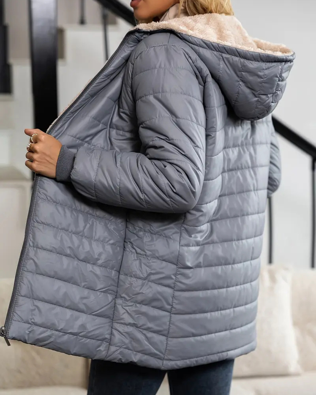 Anna | Gefütterte Komfort-Winterjacke