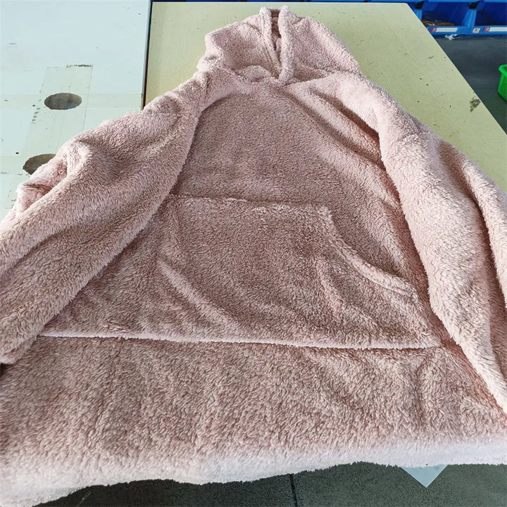 50% RABATT | HoodieWrap - Gepolsterte Kapuzendecke [Letzter Tag Rabatt]