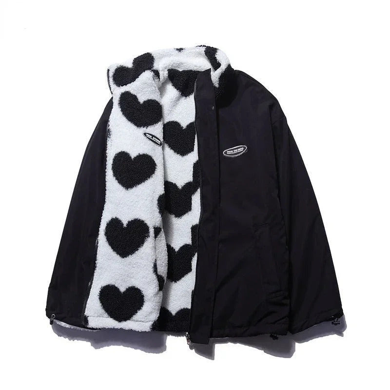 Sabrina | Wende-Herzenjacke