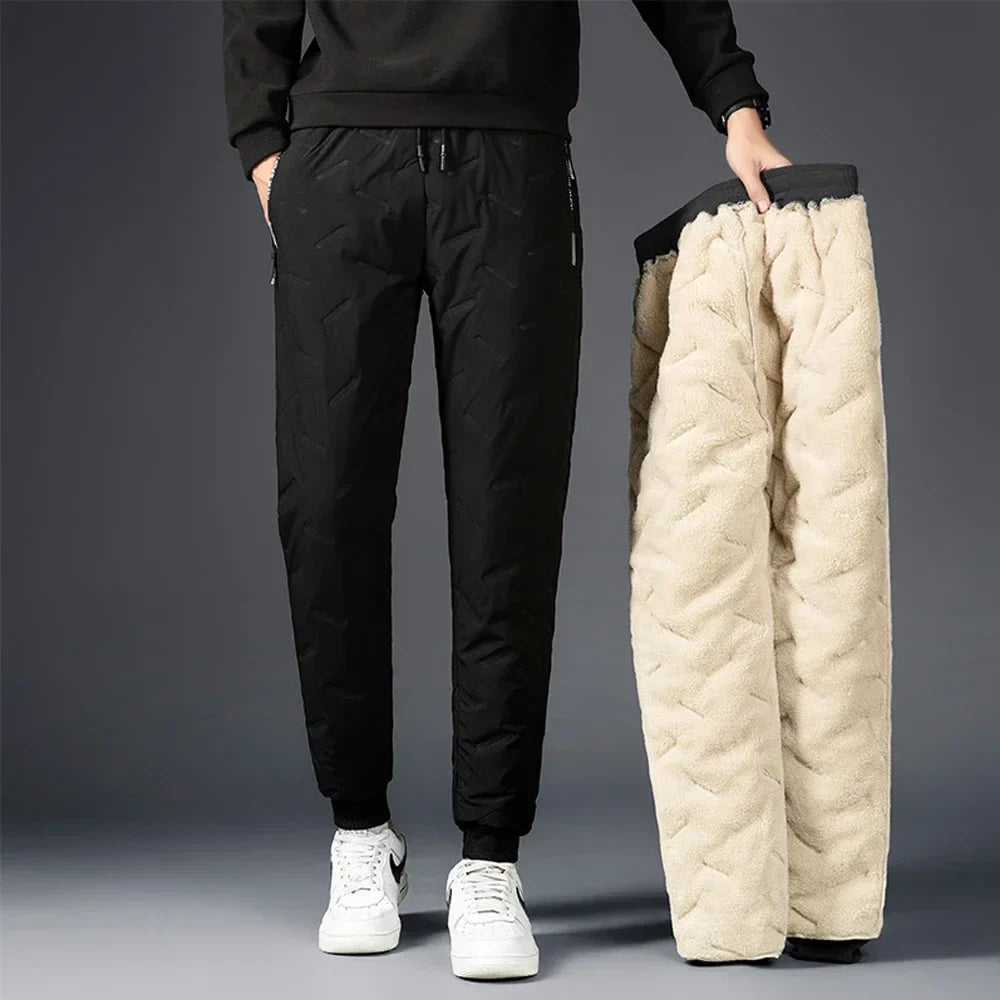 CozyShield™ wasserdichte Thermo-Jogginghose aus Lammwolle | Unisex