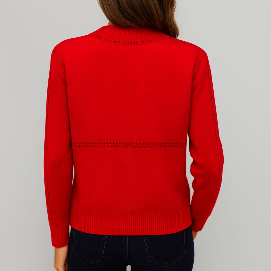 Alexa | Damen Strickjacke mit Knöpfen