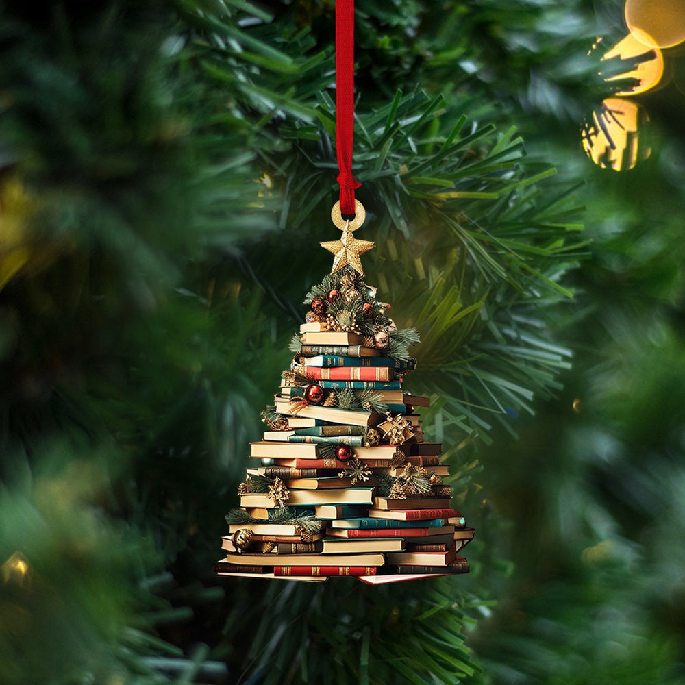 Book Tree Ornament, perfektes Geschenk für Buchliebhaber