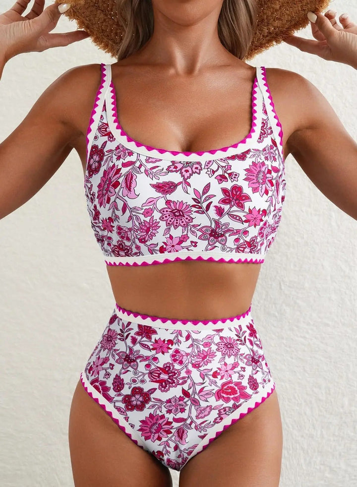 Kerstin - Hochtailliertes Bikini-Set | Figurformend, Stützend, Stylisch