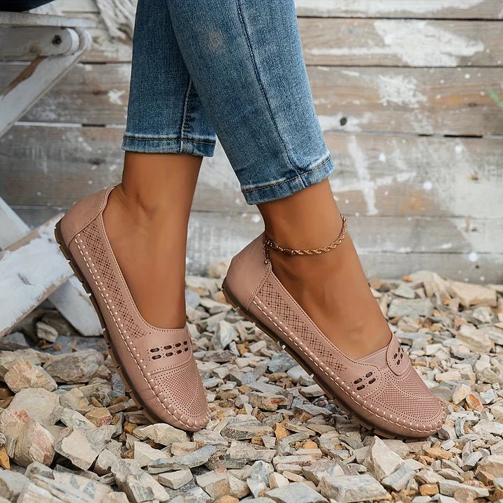 Amelie – Stilvolle Orthopädische Flache Schuhe