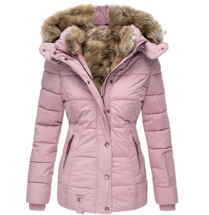 Zola | Warmer Wintermantel mit Fellfutter