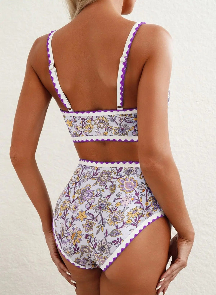 Kerstin - Hochtailliertes Bikini-Set | Figurformend, Stützend, Stylisch