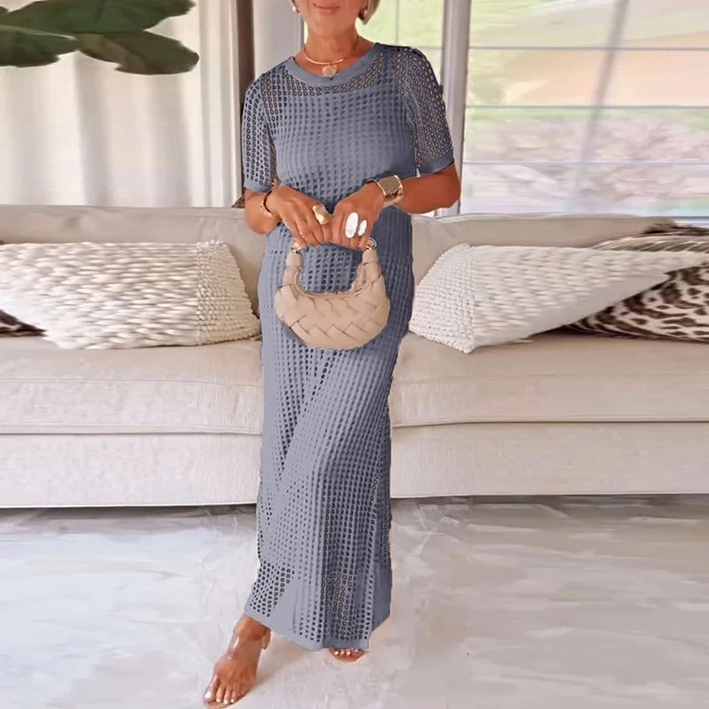 Zaya - Geraffter Ausschnitt - Zweiteiliges Set | Sonnenverwöhnte Eleganz, Müheloser Fluss