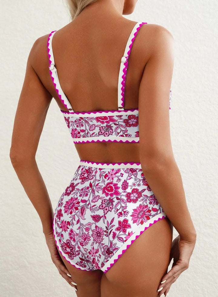 Kerstin - Hochtailliertes Bikini-Set | Figurformend, Stützend, Stylisch