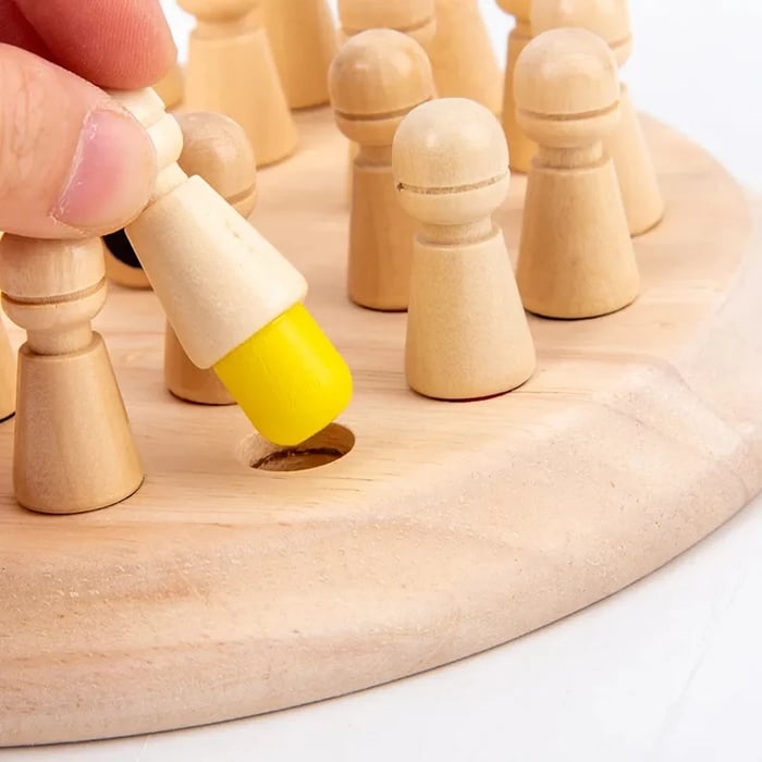 ColorChess - Holz Memory Match Stick Schach