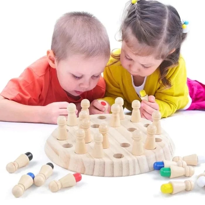 ColorChess - Holz Memory Match Stick Schach