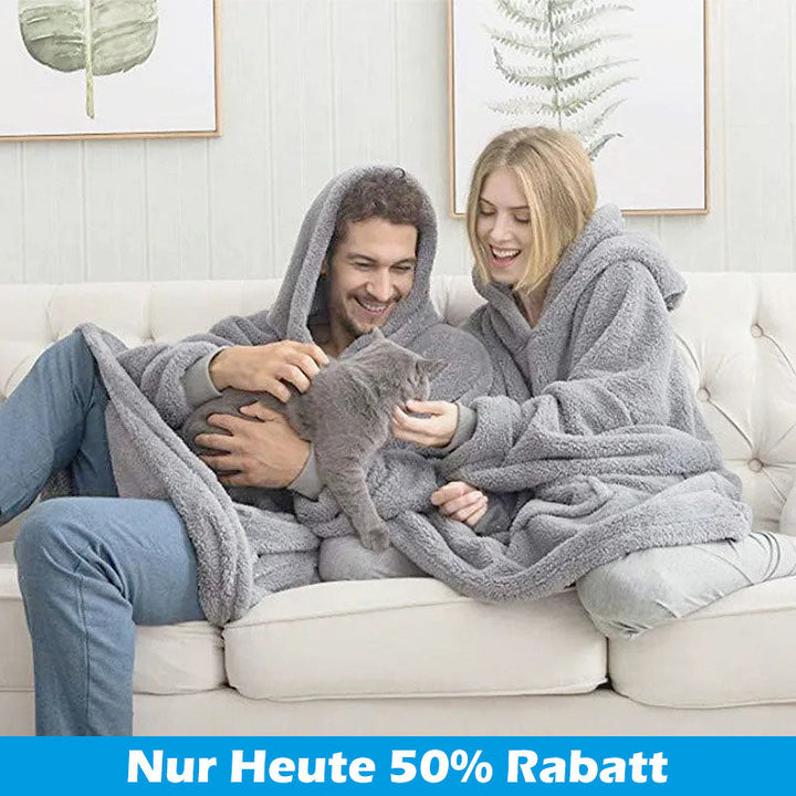 50% RABATT | HoodieWrap - Gepolsterte Kapuzendecke [Letzter Tag Rabatt]