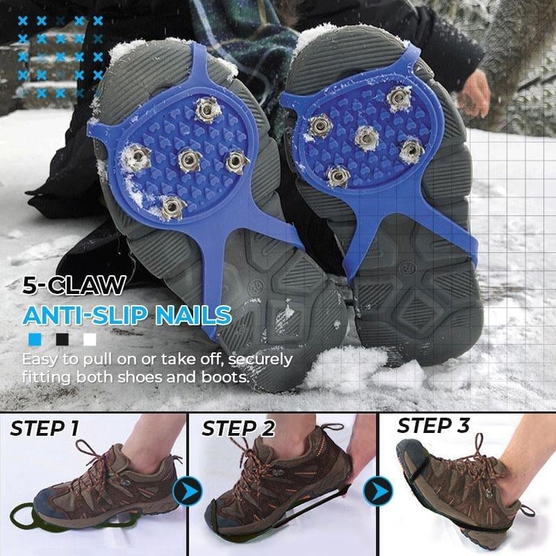 Winter-Vorverkauf 50% Rabatt | Universal Gripper Spikes Anti-Rutsch-Schuh Griffe