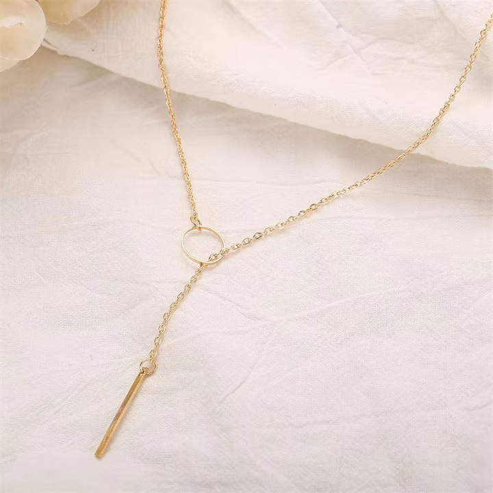 Milica – Minimalistische Kette Mit Kreisen