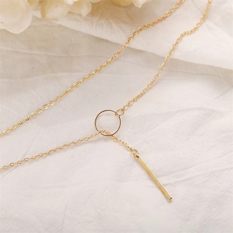 Milica – Minimalistische Kette Mit Kreisen