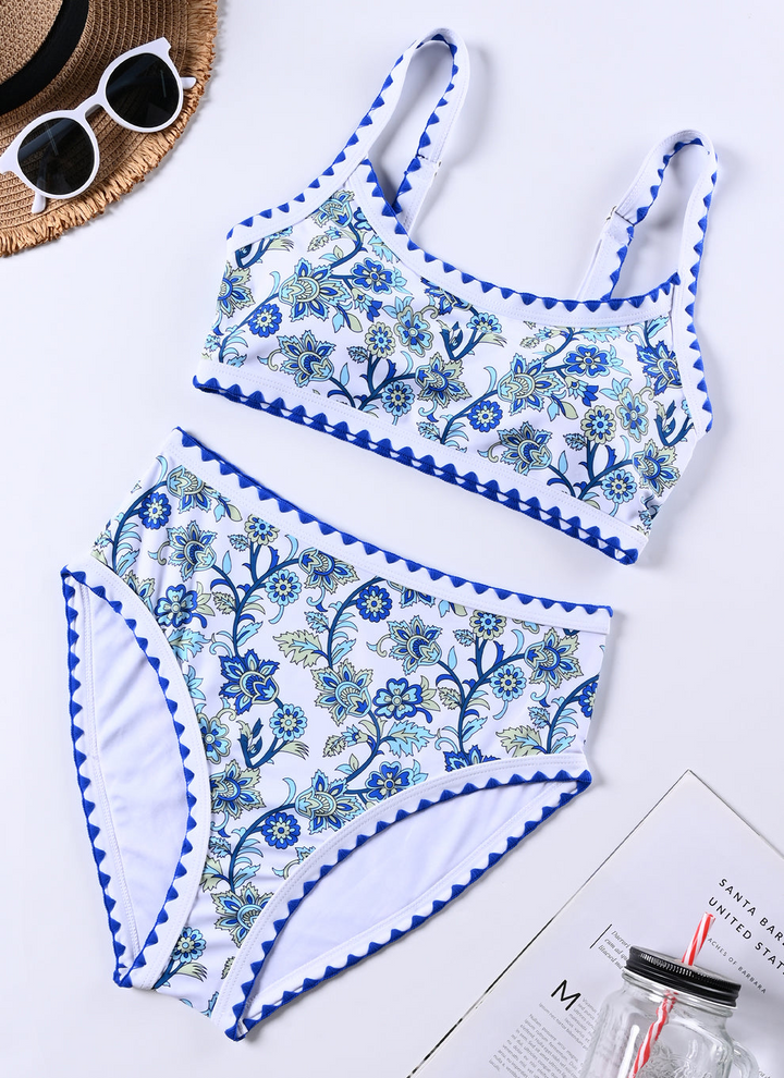 Kerstin - Hochtailliertes Bikini-Set | Figurformend, Stützend, Stylisch