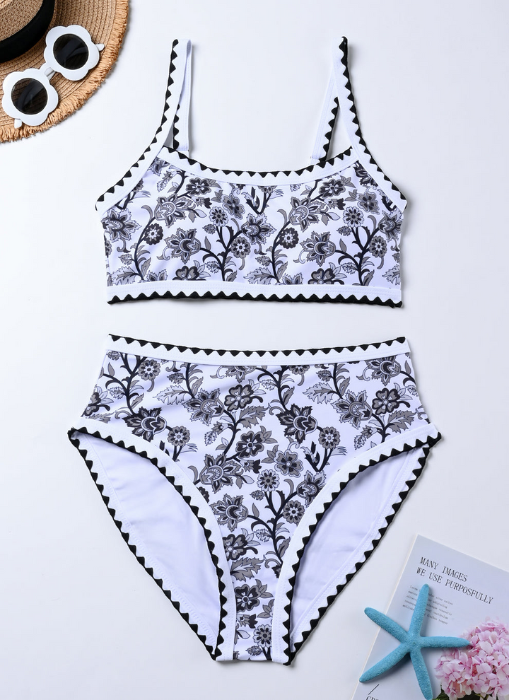 Kerstin - Hochtailliertes Bikini-Set | Figurformend, Stützend, Stylisch