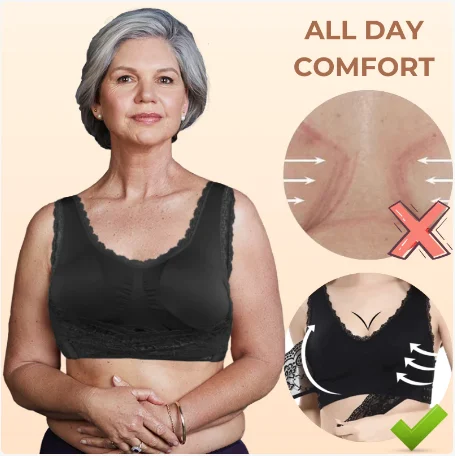 1+1 Gratis | Comfy Bra™ - Brust-Boost mit seitlicher Schnallen-Spitze