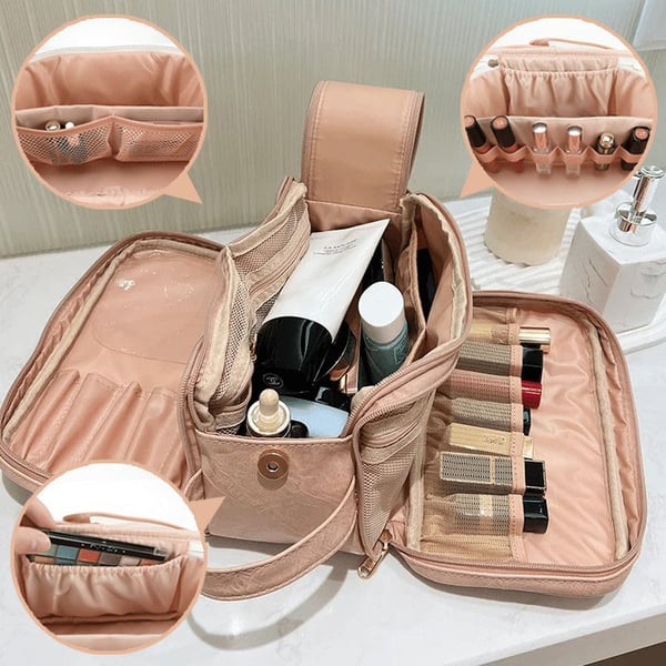 GlamPro™ - Reise-Kosmetiktasche mit großem Fassungsvermögen [Letzter Tag Rabatt]