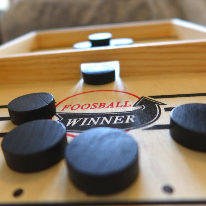 FoosballPuck - Seien Sie der Erste, der all seine Discs loswird!