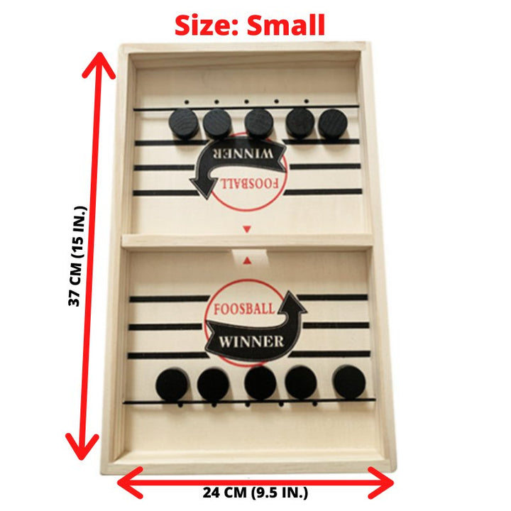 FoosballPuck - Seien Sie der Erste, der all seine Discs loswird!