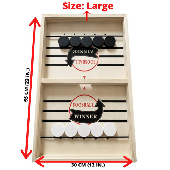 FoosballPuck - Seien Sie der Erste, der all seine Discs loswird!