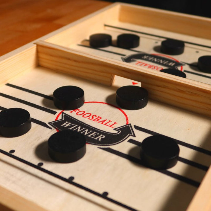 FoosballPuck - Seien Sie der Erste, der all seine Discs loswird!