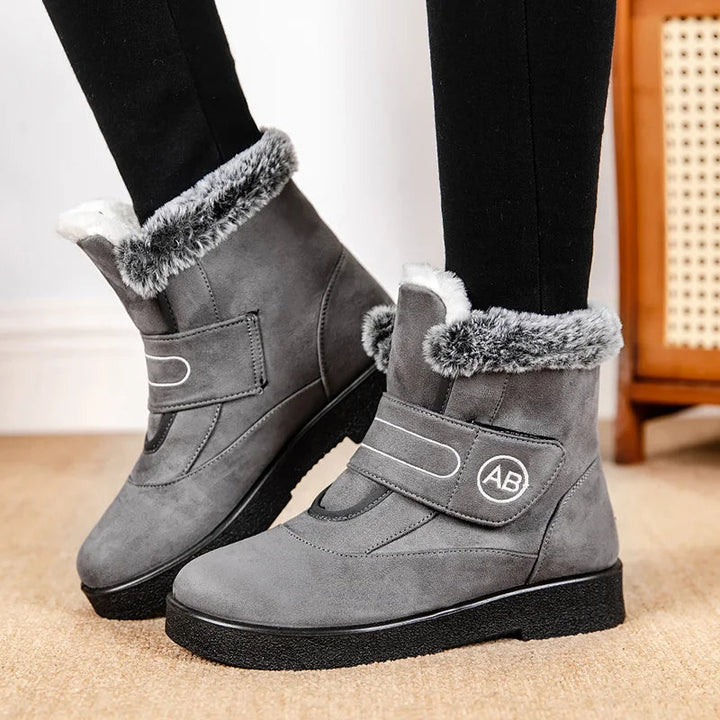 SnowChic™ – Falsche Wildleder Plüsch Schneestiefel