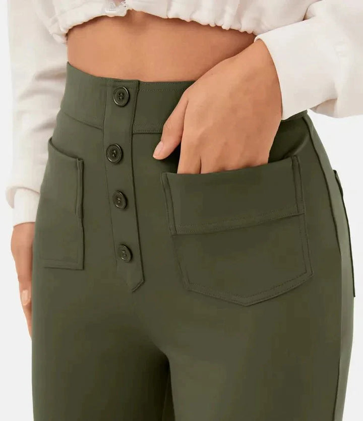 LuxeWaist™ -  Hochtaillierte elastische Hose