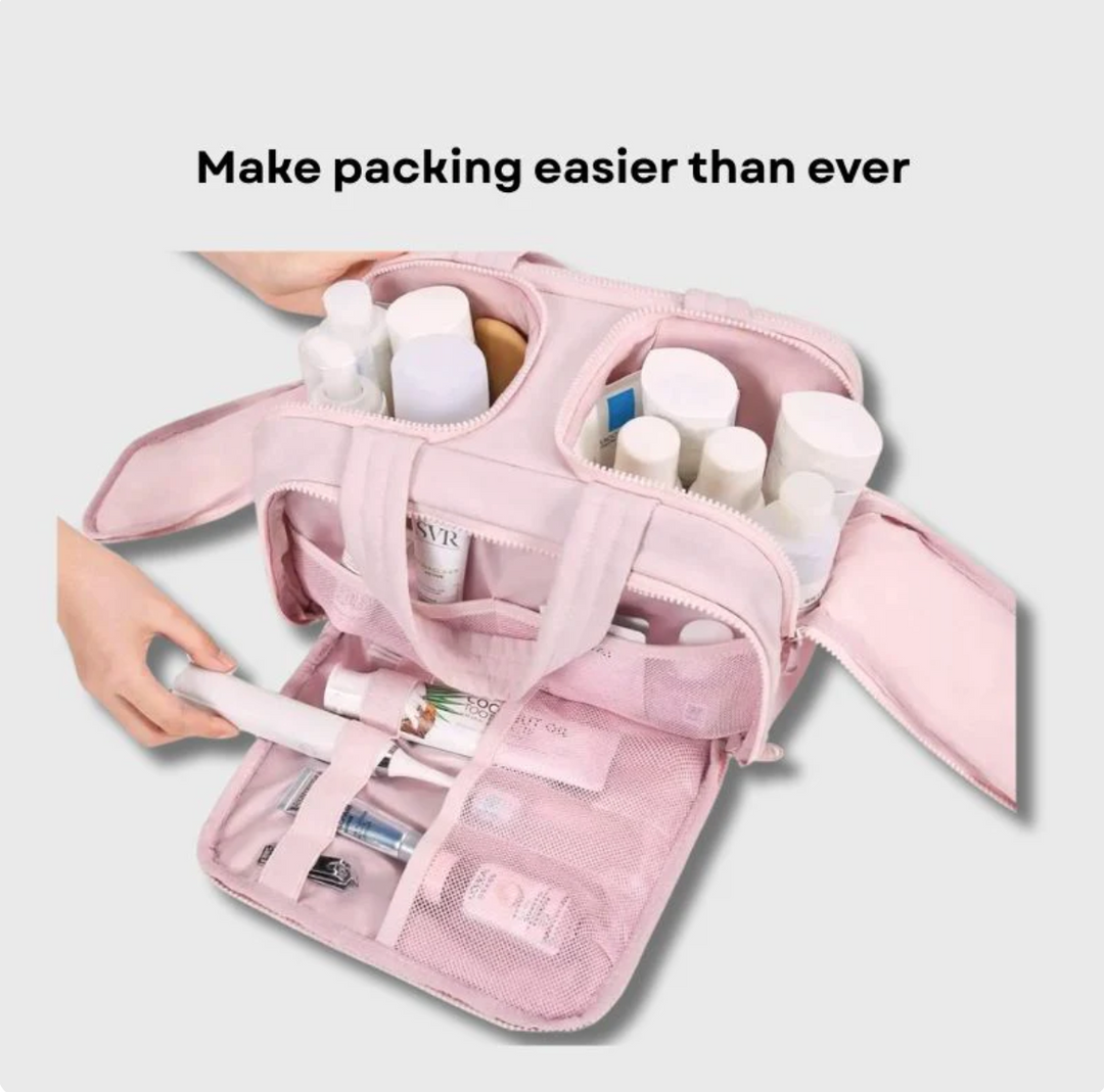 Reisefreundliche Kosmetiktasche