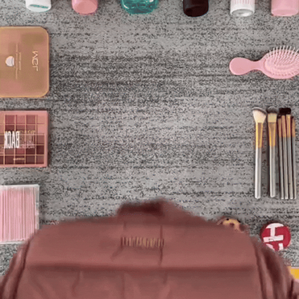 Reisefreundliche Kosmetiktasche