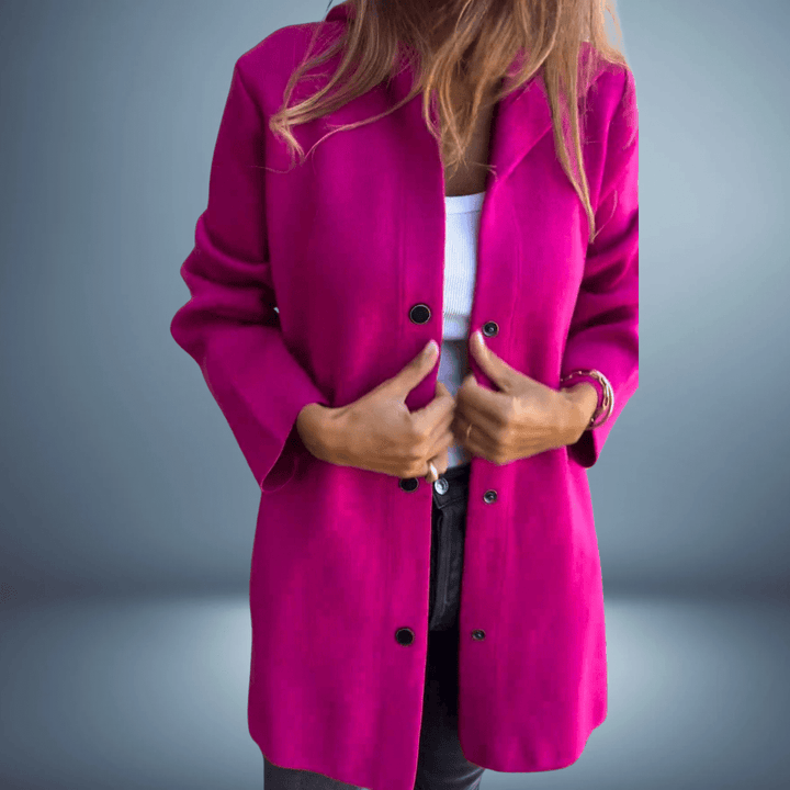 Jasmin - Bequeme Freizeit Hoodie Jacke mit Kapuze und Kängurutasche