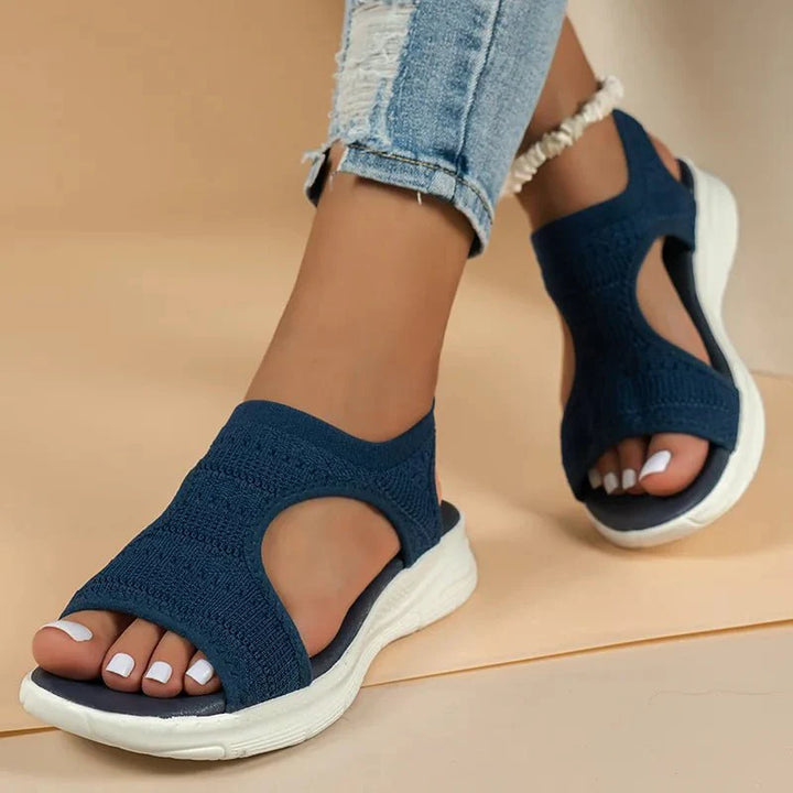 Lena – Stilvolle Offene Zehen Orthopädische Sandalen