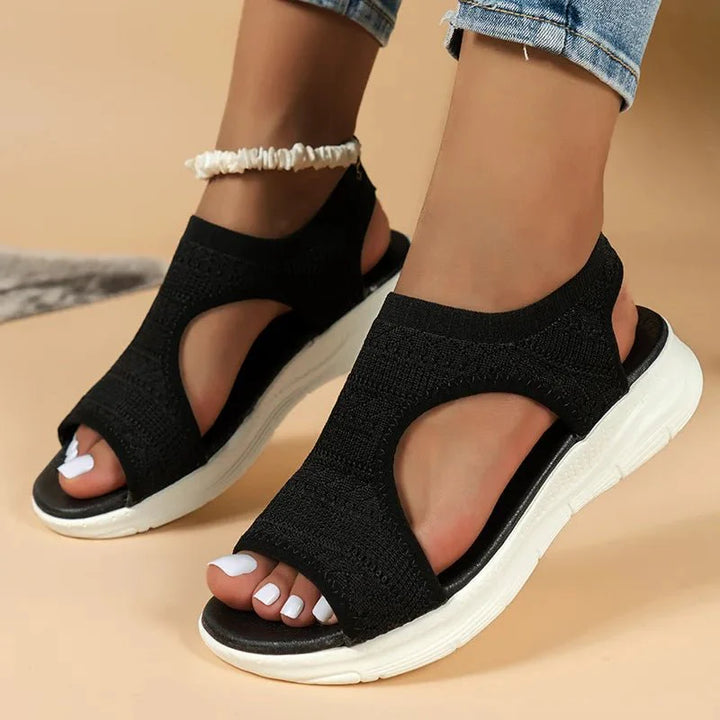 Lena – Stilvolle Offene Zehen Orthopädische Sandalen