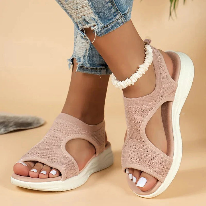 Lena – Stilvolle Offene Zehen Orthopädische Sandalen