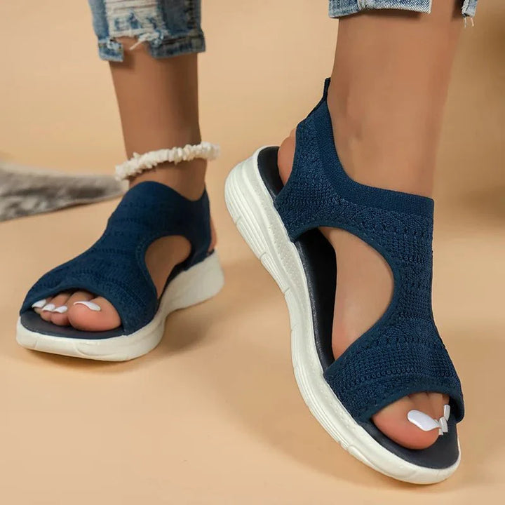 Lena – Stilvolle Offene Zehen Orthopädische Sandalen