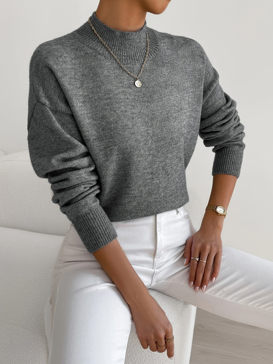 Yvonne – Gestrickter Pullover