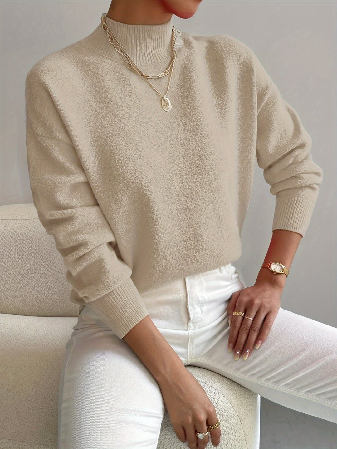 Yvonne – Gestrickter Pullover