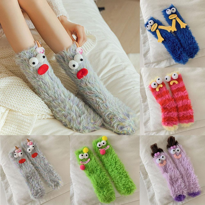 WinterWonderland® | 3D Quirky Face Socken