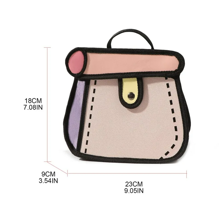 ChicBag® | 2D Cartoon Tasche