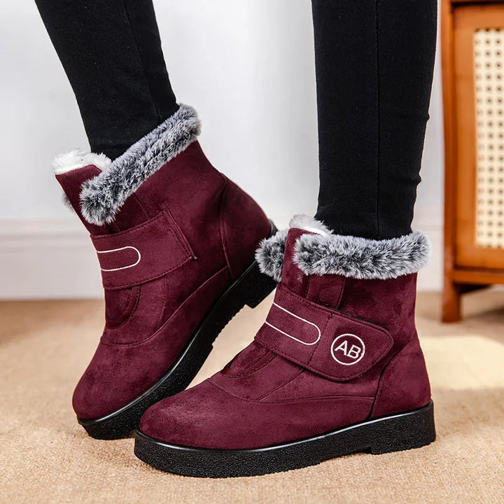 SnowChic™ – Falsche Wildleder Plüsch Schneestiefel