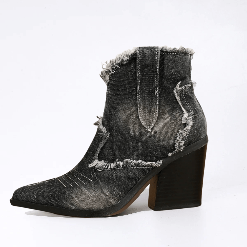 Sara - Modische klobige Stiefel